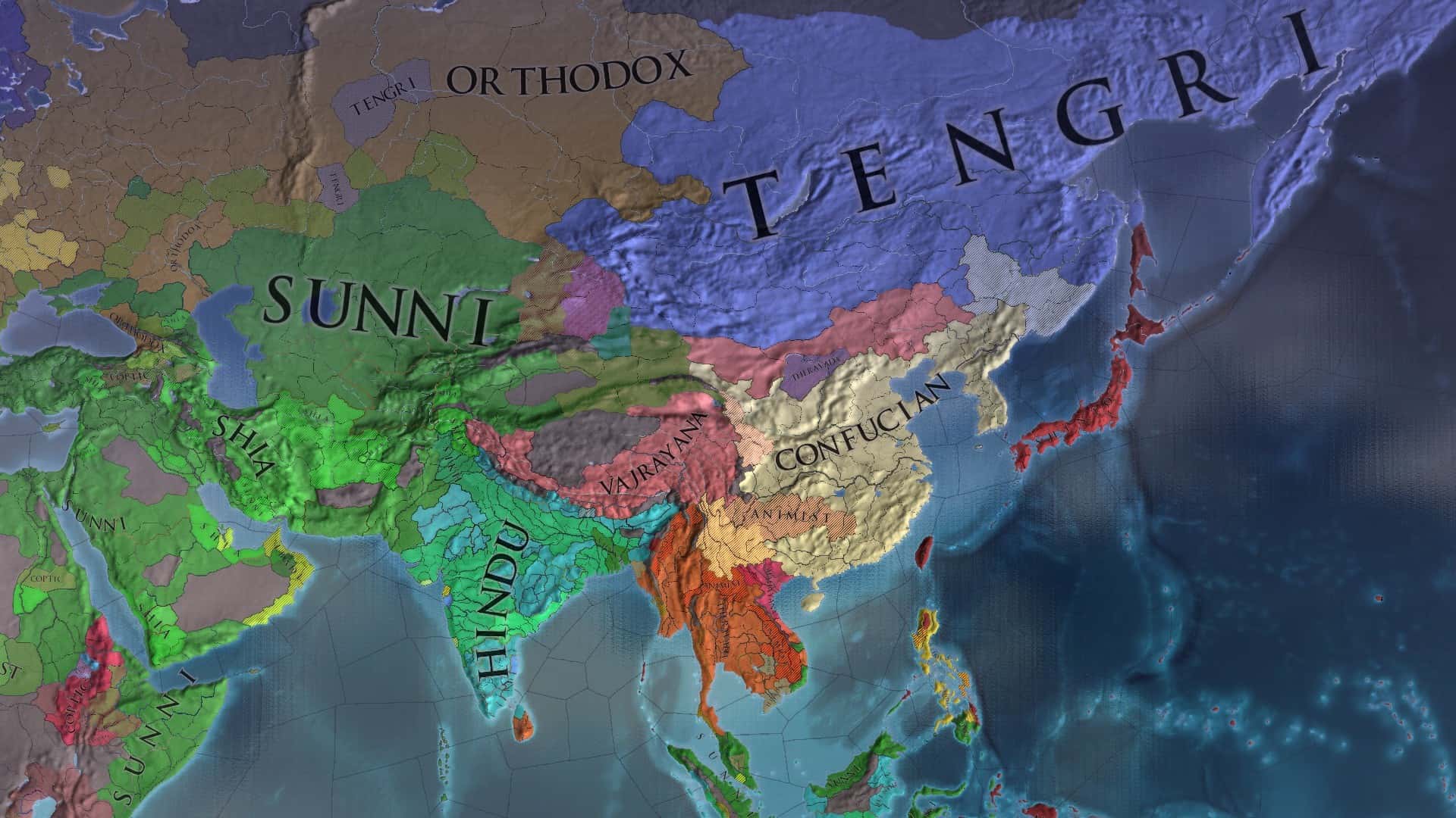 STEAM学习 欧陆风云4 Europa Universalis IV v1.375全DLC中文版 9.5G背景